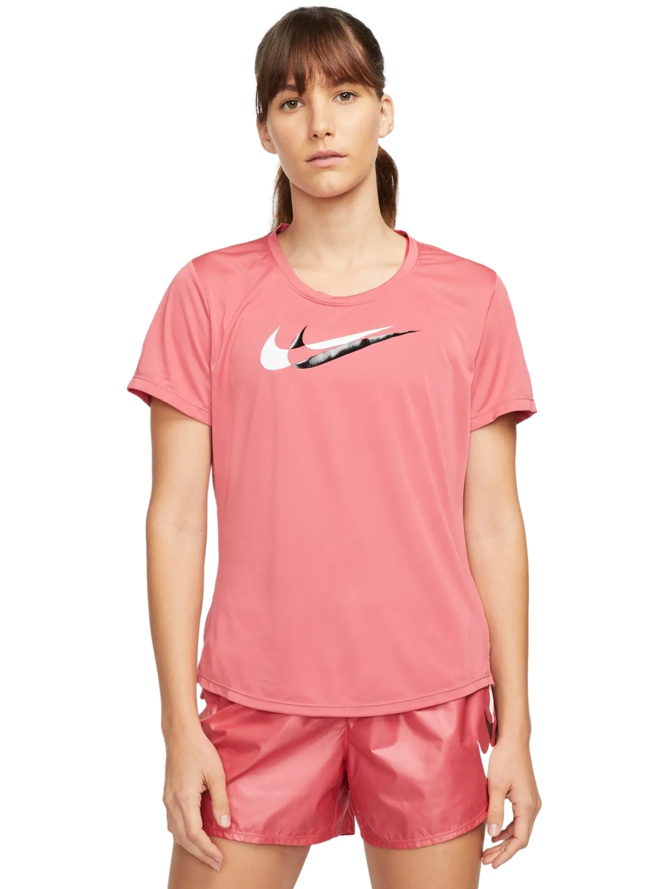 Playera Nike Dri Fit Swoosh Para Mujer