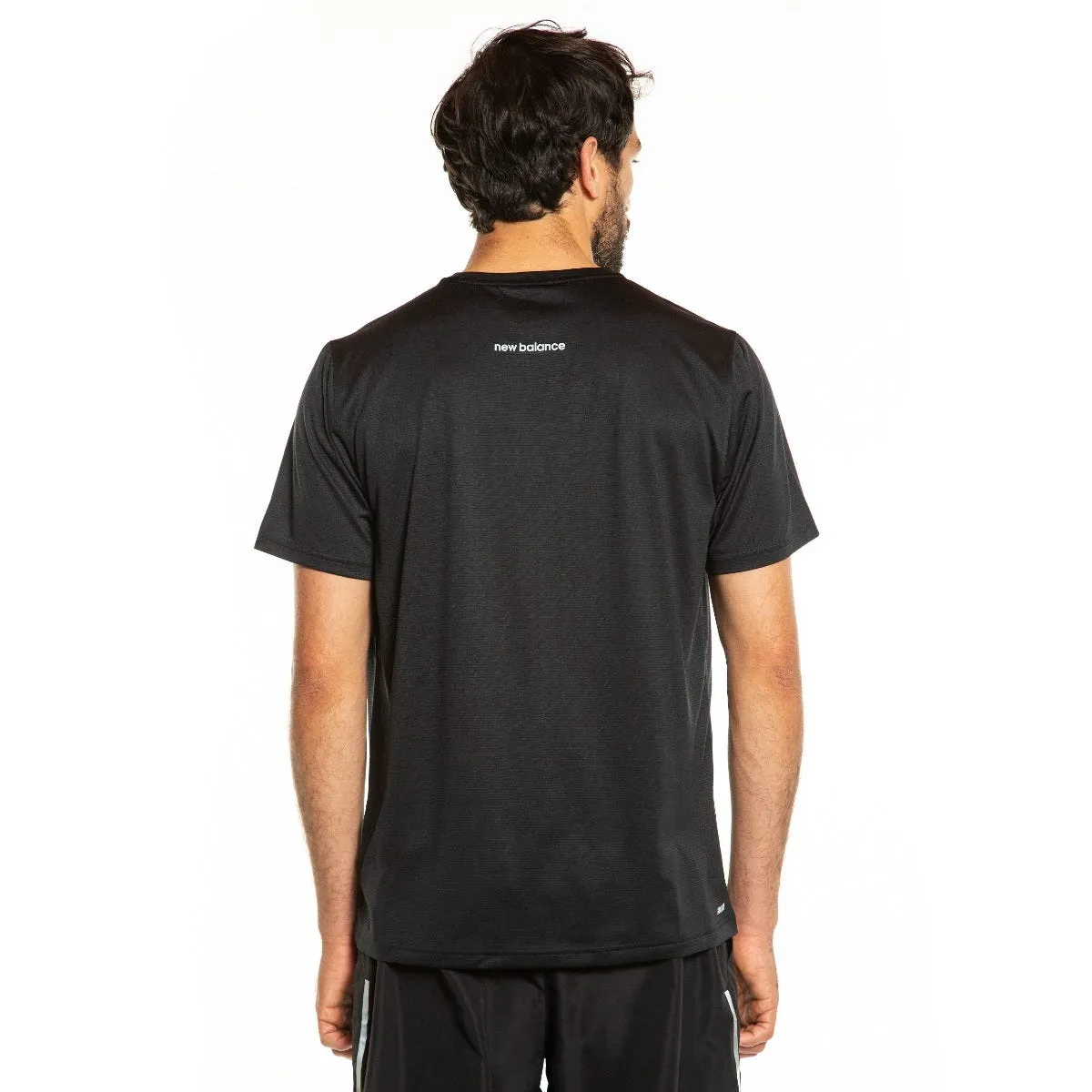 Polera Running Hombre New Balance Accelerate Negra