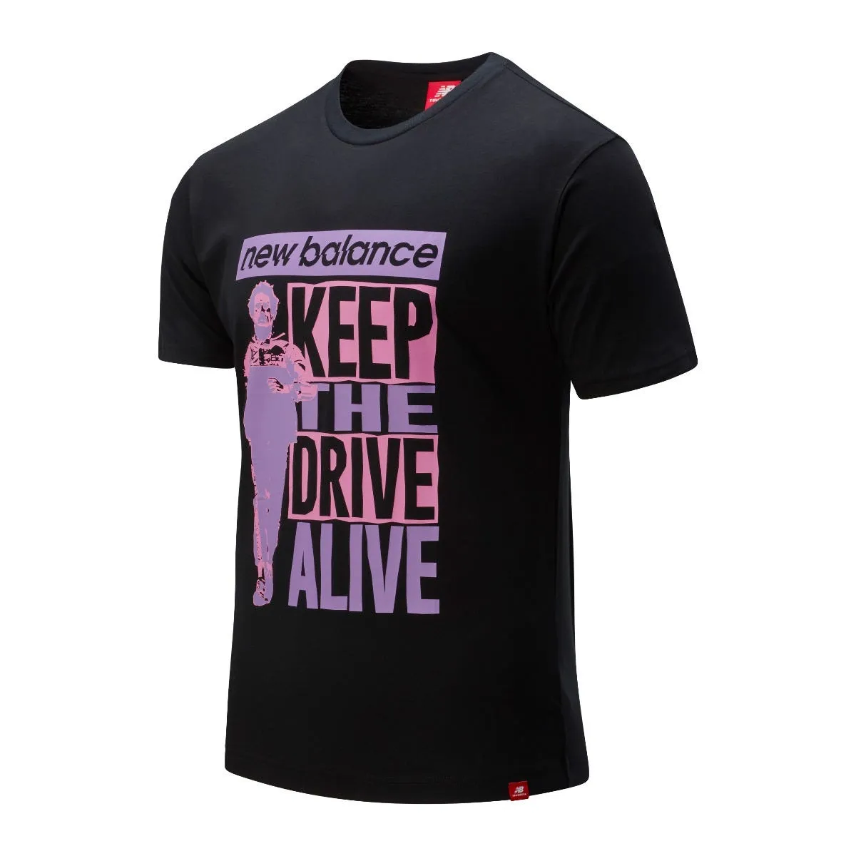 Polera Running Hombre New Balance Essentials Negra
