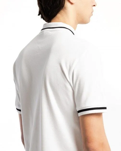 Polo piquet Versace Jeans Couture 76GAGT03 Blanco