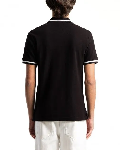 Polo piquet Versace Jeans Couture 76GAGT03 Negro