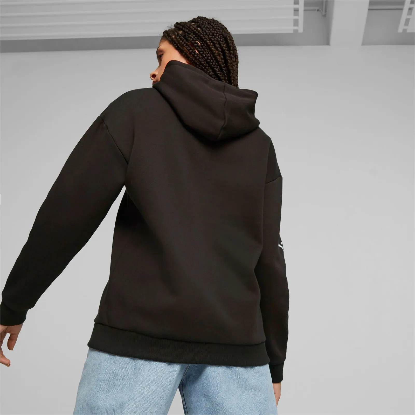 Puma BMW M Motorsport Essentials Hoodie Damen, Schwarz, Größe: L, Kleidung