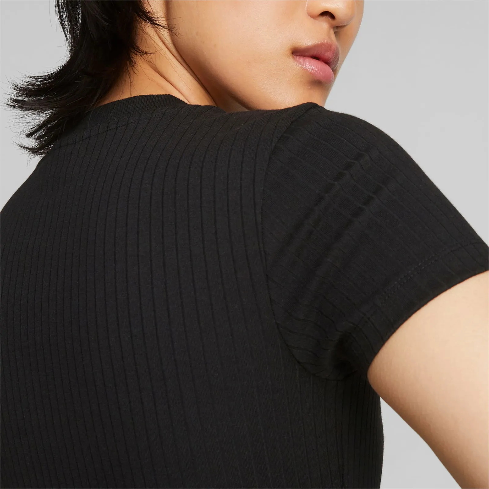 Puma Classics Ribbed Slim Tee