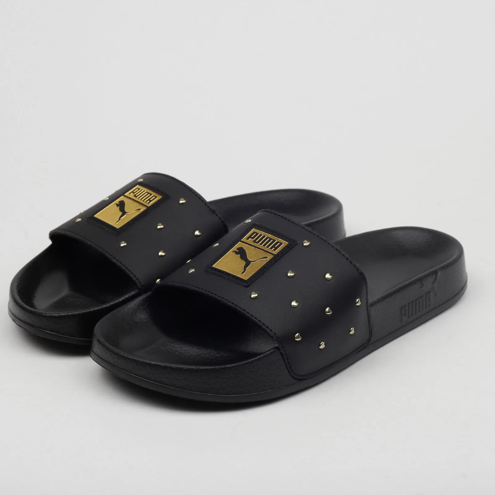 PUMA LEADCAT STUDS WNS BLACK  TEAM GOLD
