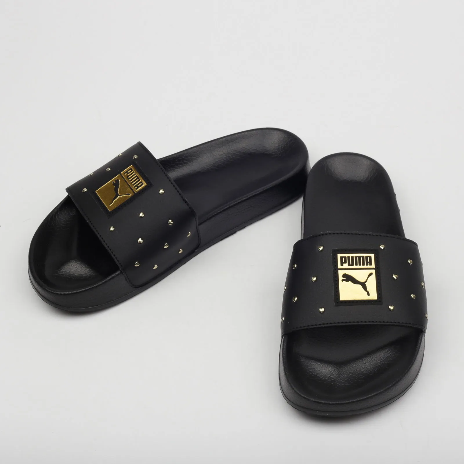 PUMA LEADCAT STUDS WNS BLACK  TEAM GOLD