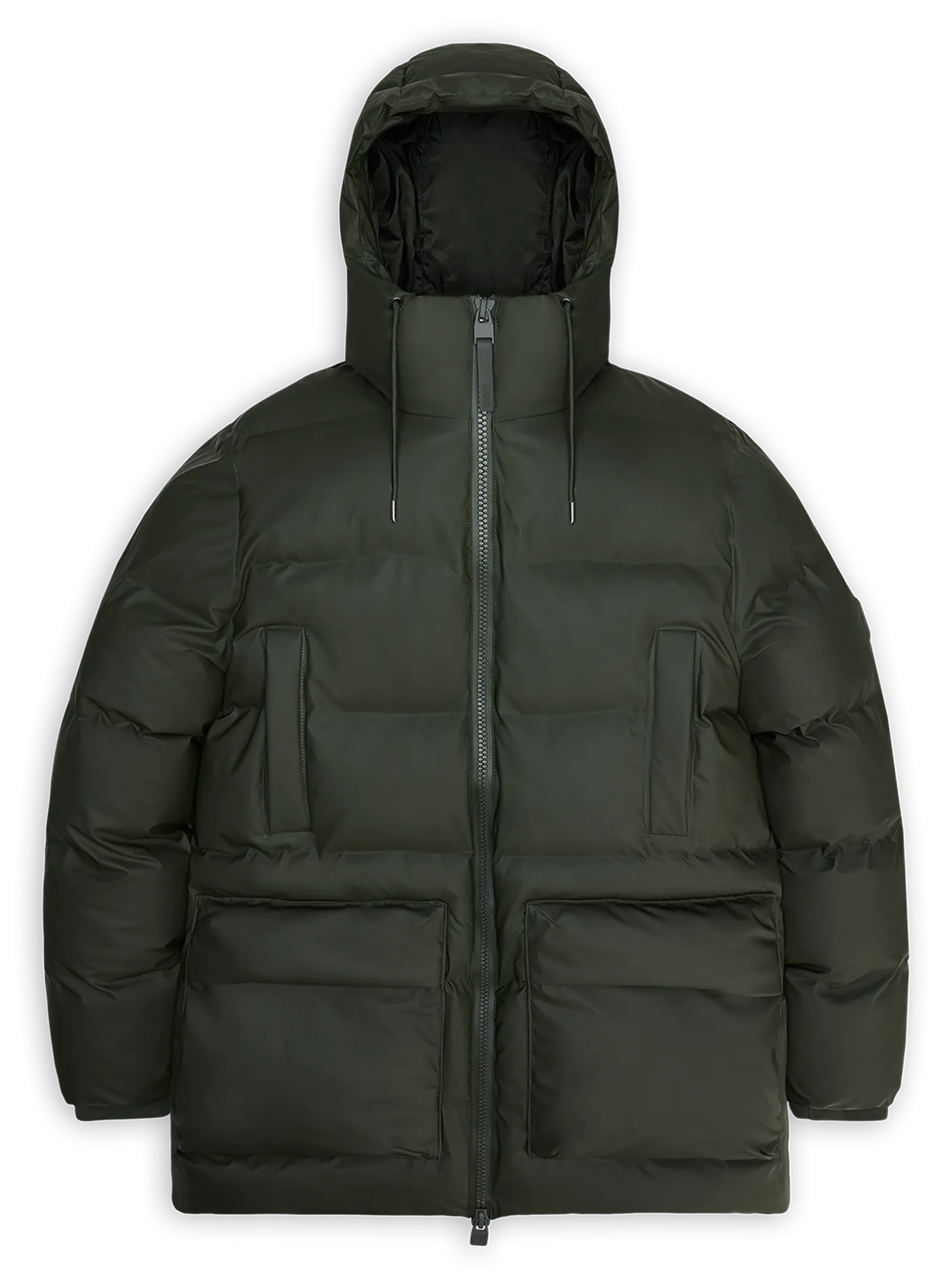 RAINS ALTA  CHAQUETA ACOLCHADA IMPERMEABLE EN CAQUI