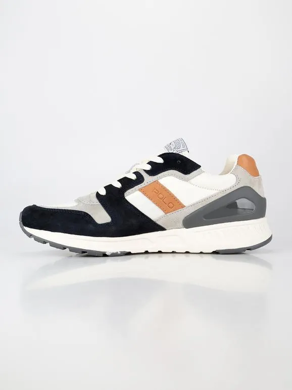Ralph Lauren Train100  Zapatillas en piel y tejido