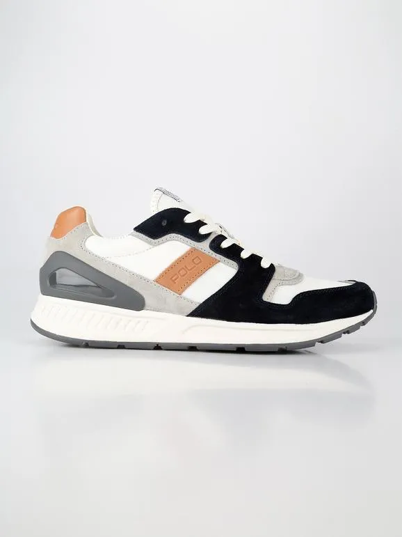 Ralph Lauren Train100  Zapatillas en piel y tejido