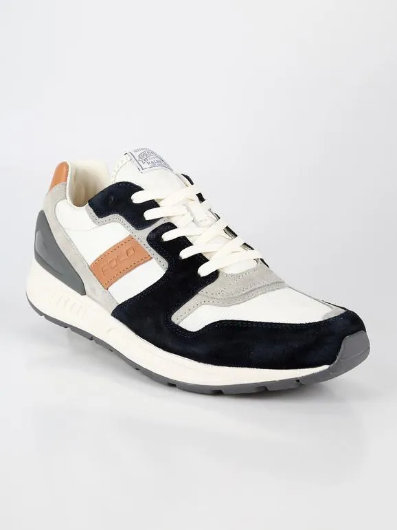Ralph Lauren Train100  Zapatillas en piel y tejido