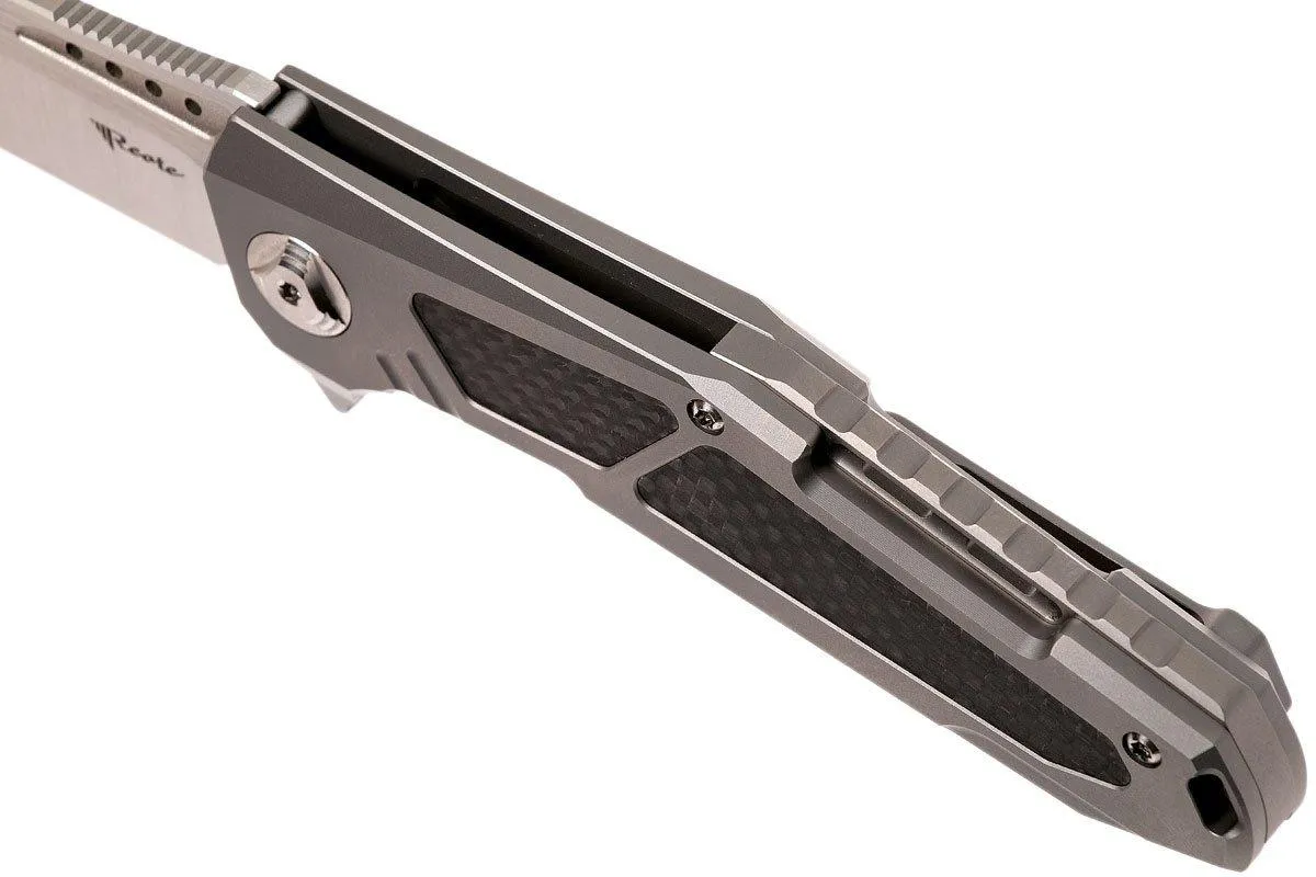 REATE K3 CARBONFIBER INLAY, DROPPOINT CTS204P SATIN FINISH NAVAJA