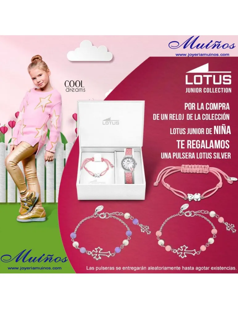 Relojes Lotus niña Ositos Rosas