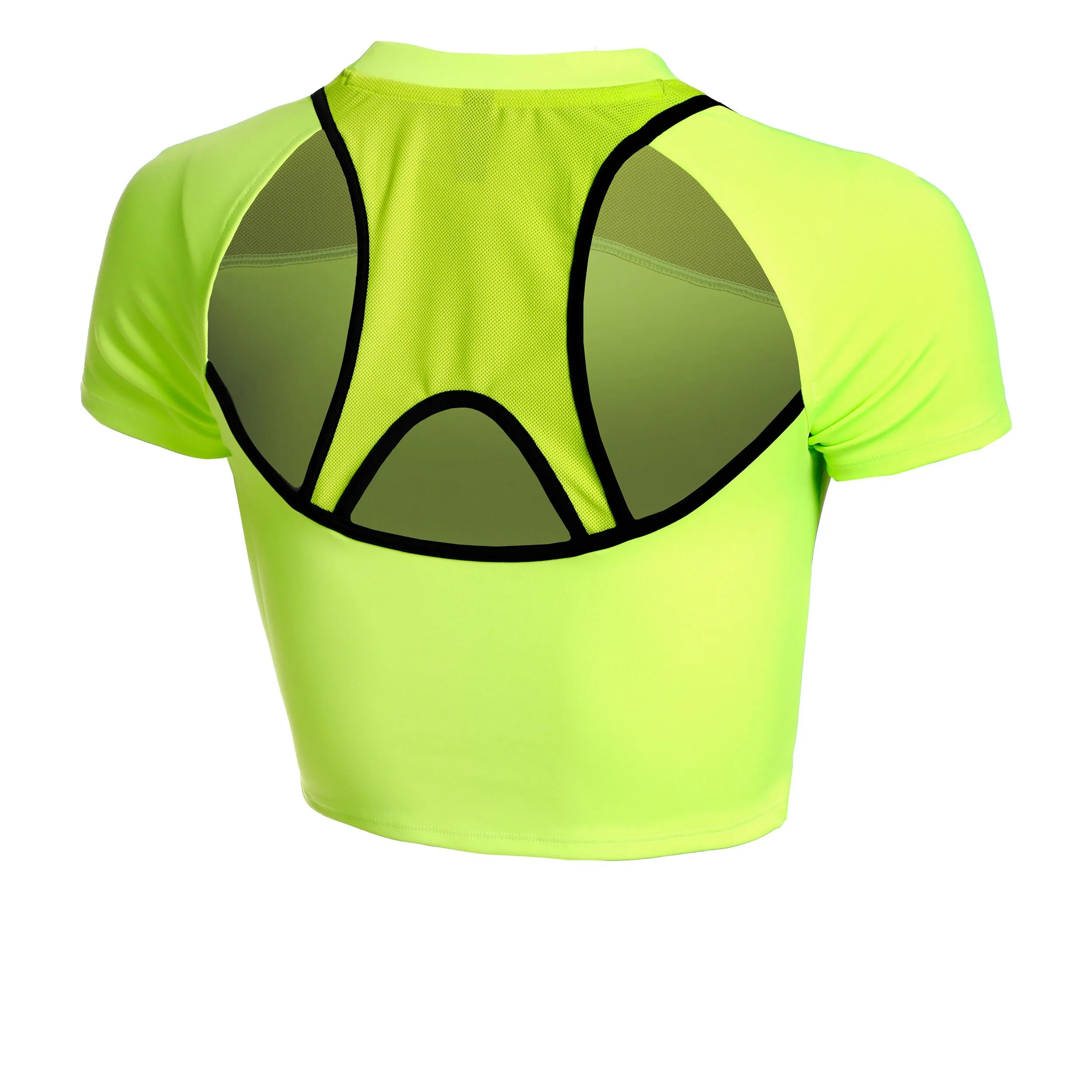 Run Anywhere Crop Camiseta De Running Mujeres