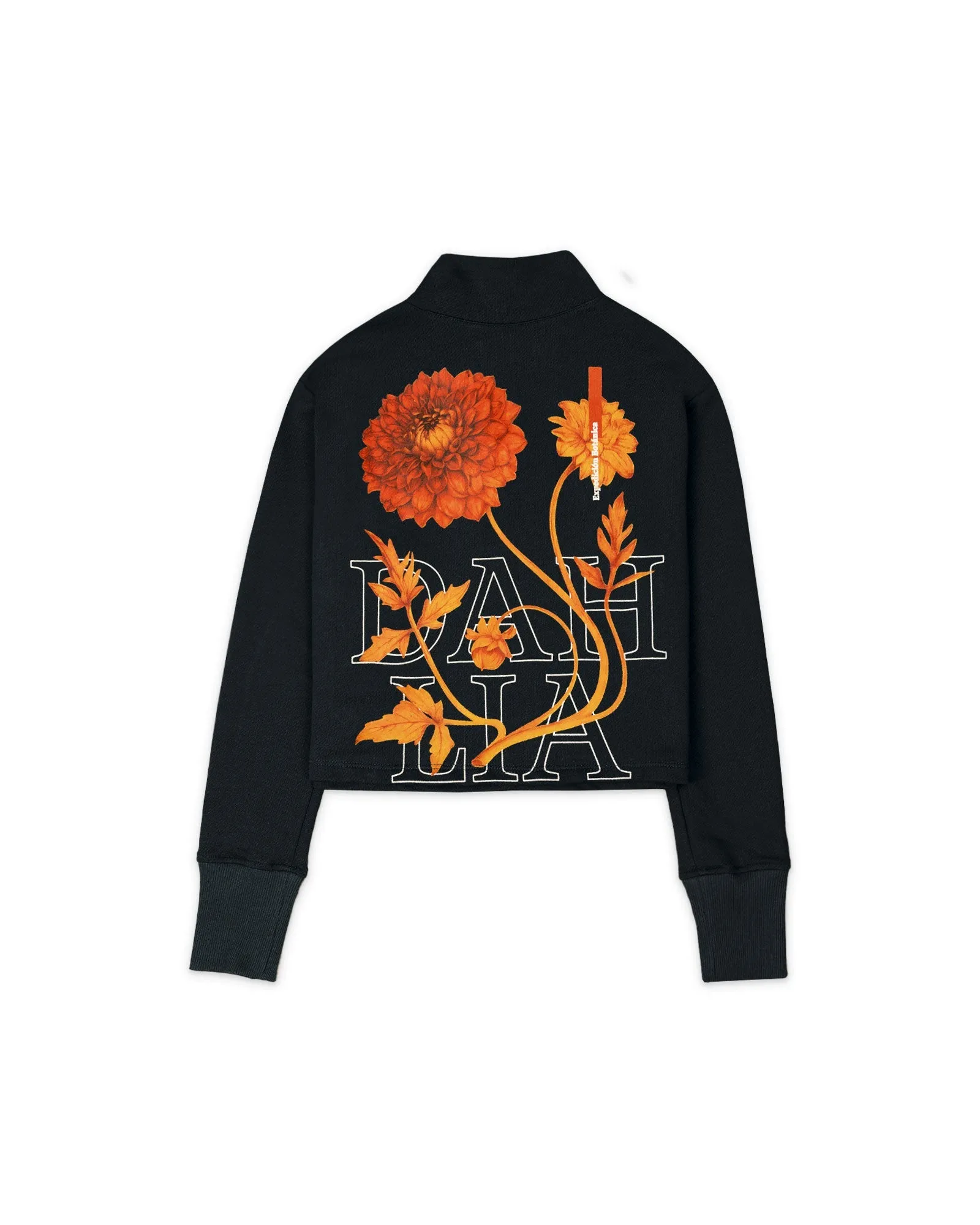 SACO TURTLE NECK CON CIERRE DAHLIA NEGRO