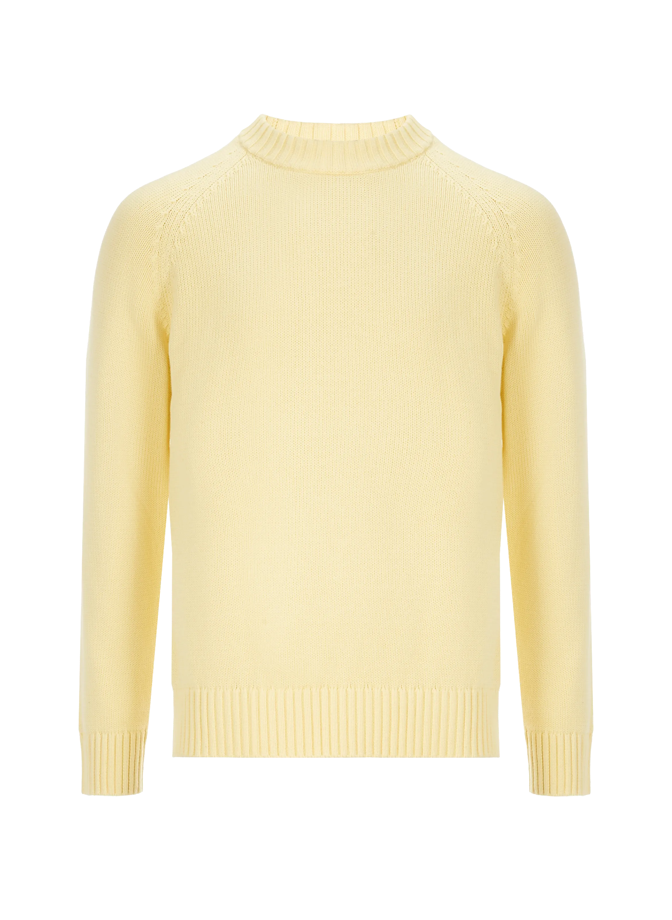 SAISON 1865 PANN  JERSEY RECTO DE MEZCLA DE ALGODóN CON CUELLO REDONDO EN AMARILLO