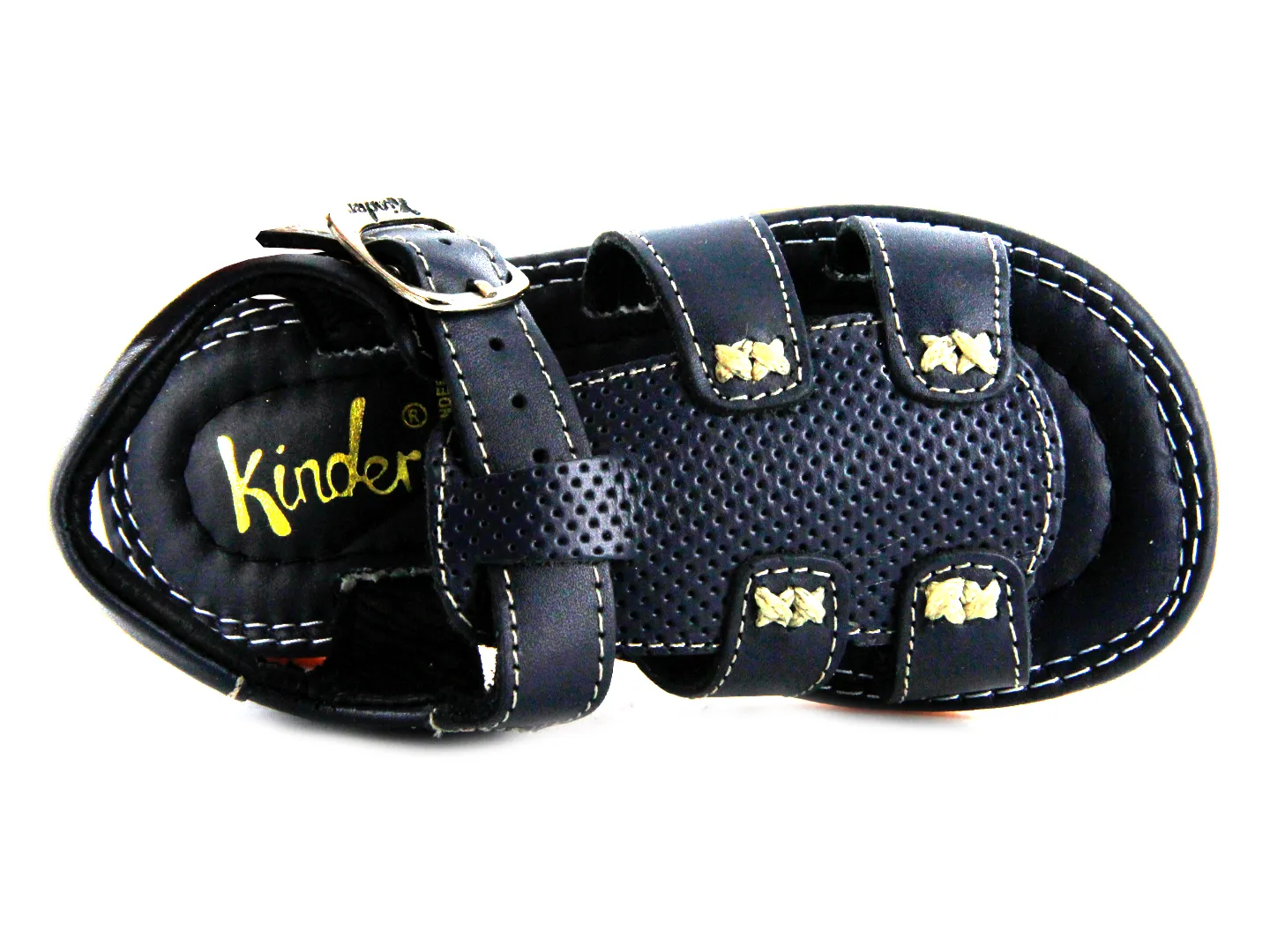 Sandalias Kinder 6125 Azul Para Niño