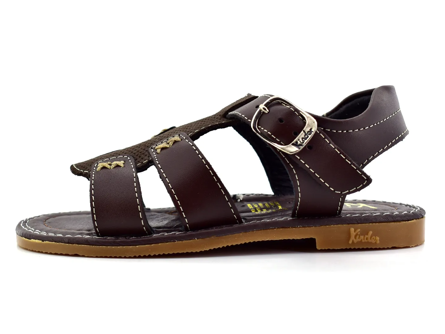 Sandalias Kinder 6125 Cafe Para Niño