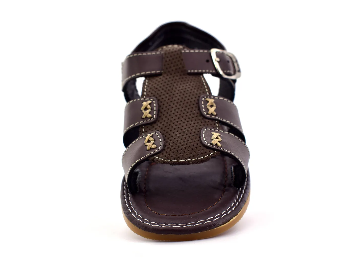 Sandalias Kinder 6125 Cafe Para Niño