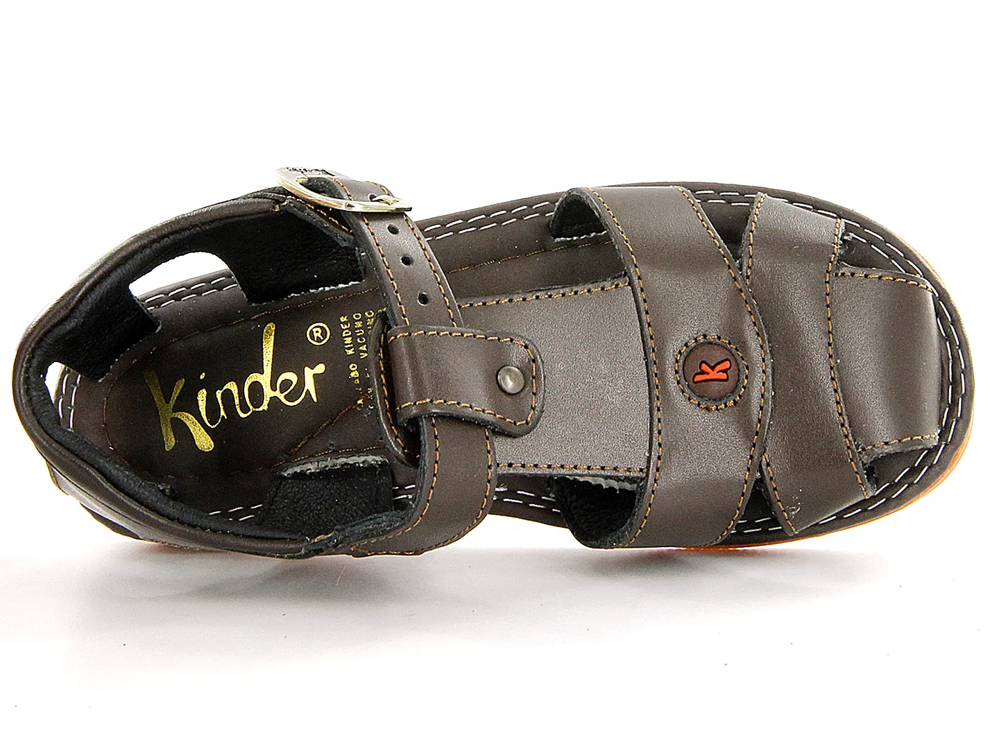 Sandalias Kinder 6969 Cafe Para Niño