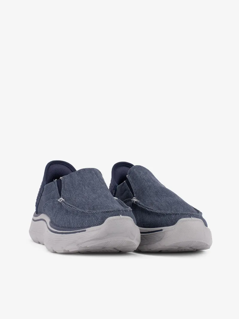 SAPATILHA SLIP ON DE ELÁSTICO EM TECIDO LONA COM SOLA ESTILO CHUNKY RUNNING COMFORT