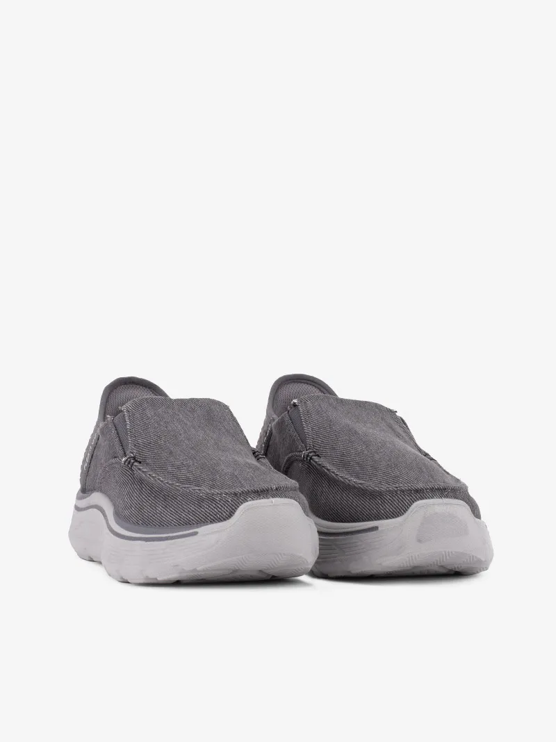 SAPATILHA SLIP ON DE ELÁSTICO EM TECIDO LONA COM SOLA ESTILO CHUNKY RUNNING COMFORT