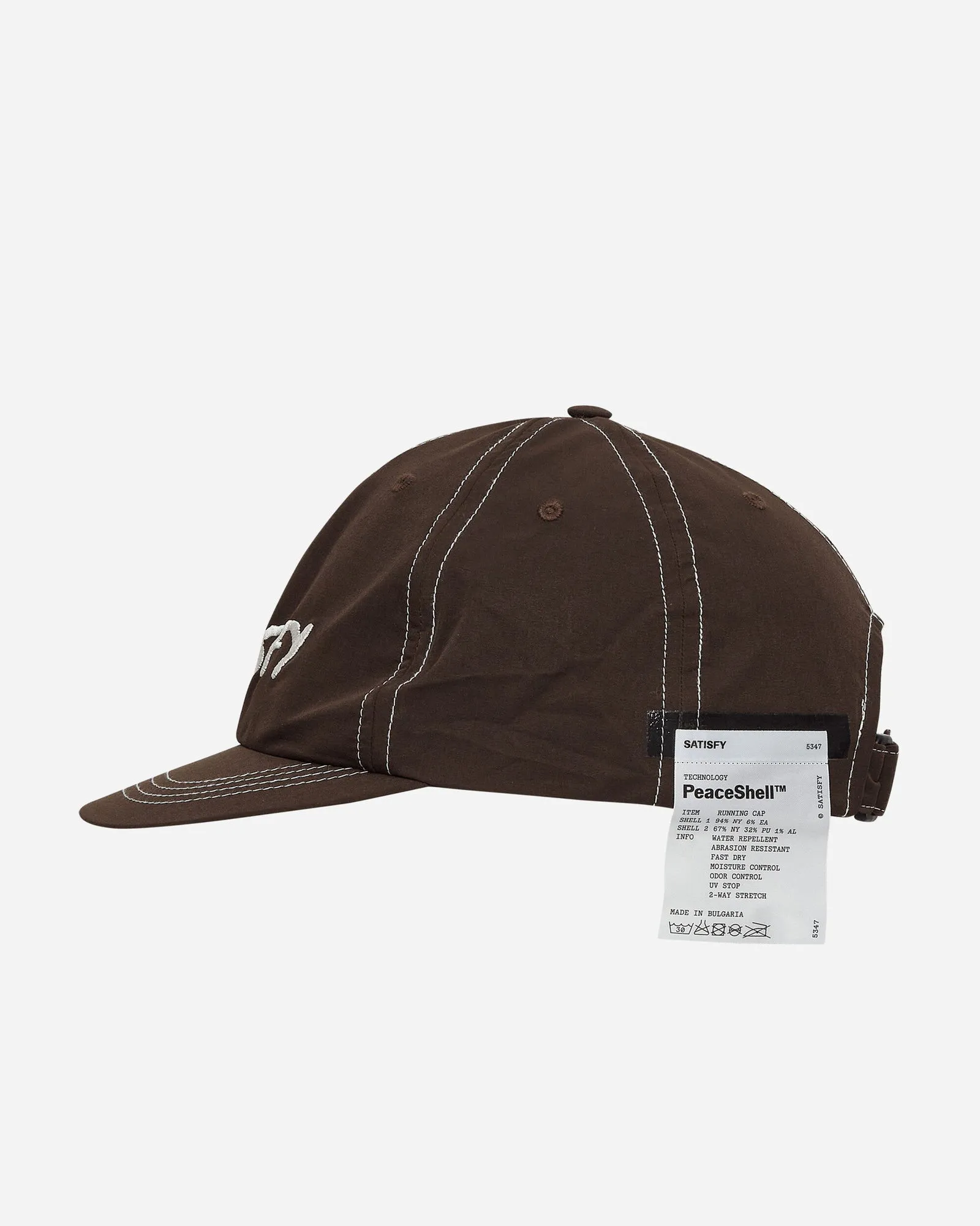 Satisfy PeaceShell Running Cap Brown
