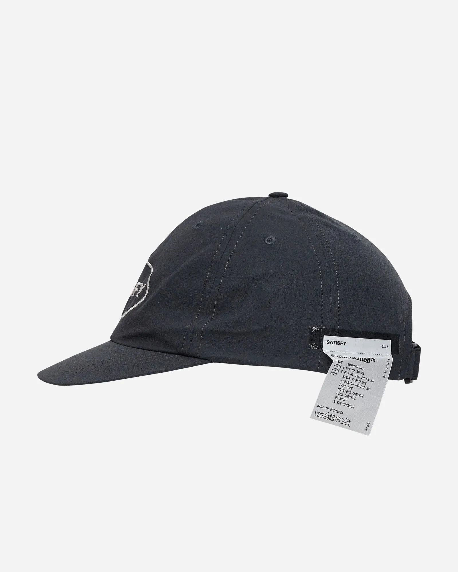 Satisfy PeaceShell Running Cap Charcoal