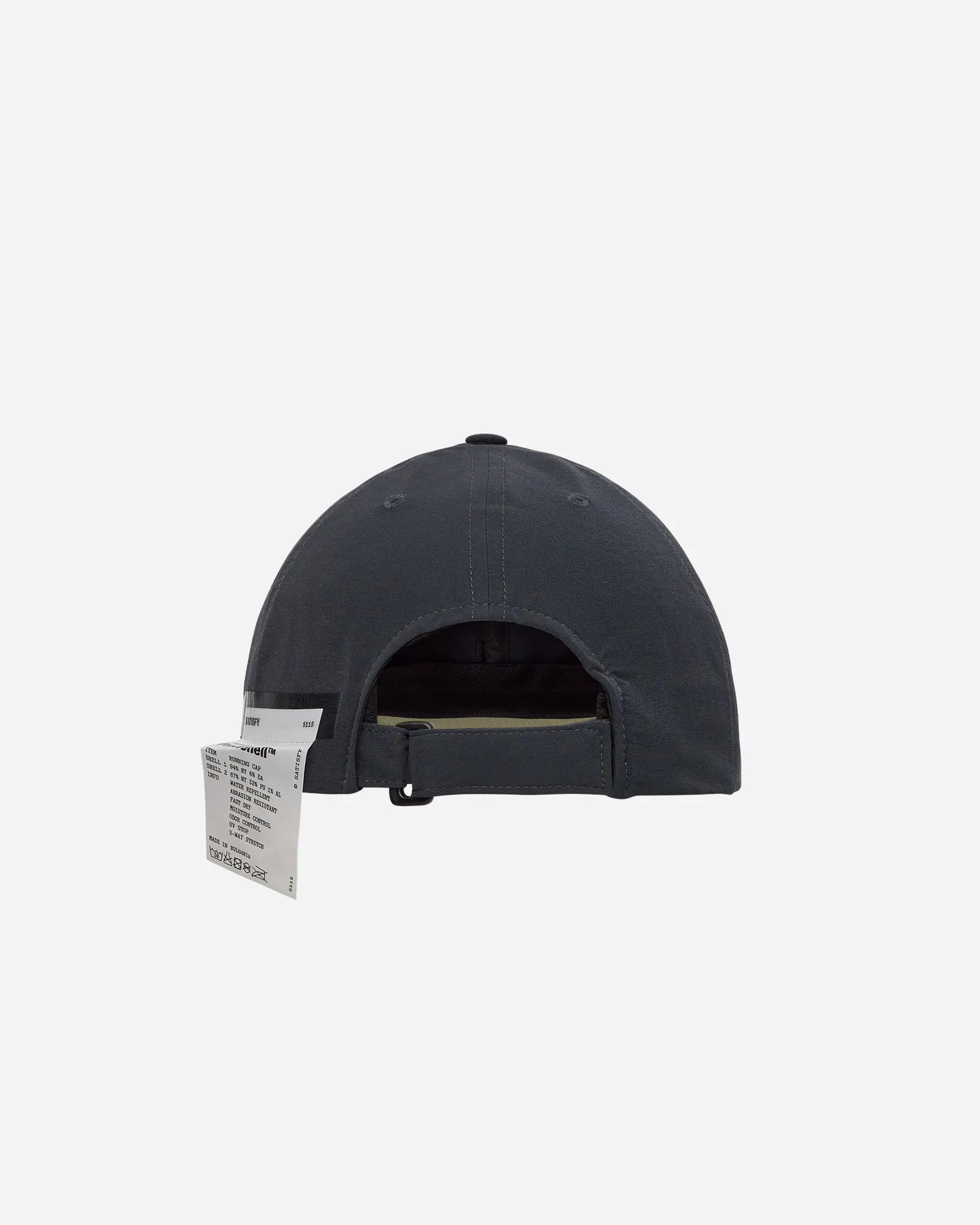 Satisfy PeaceShell Running Cap Charcoal