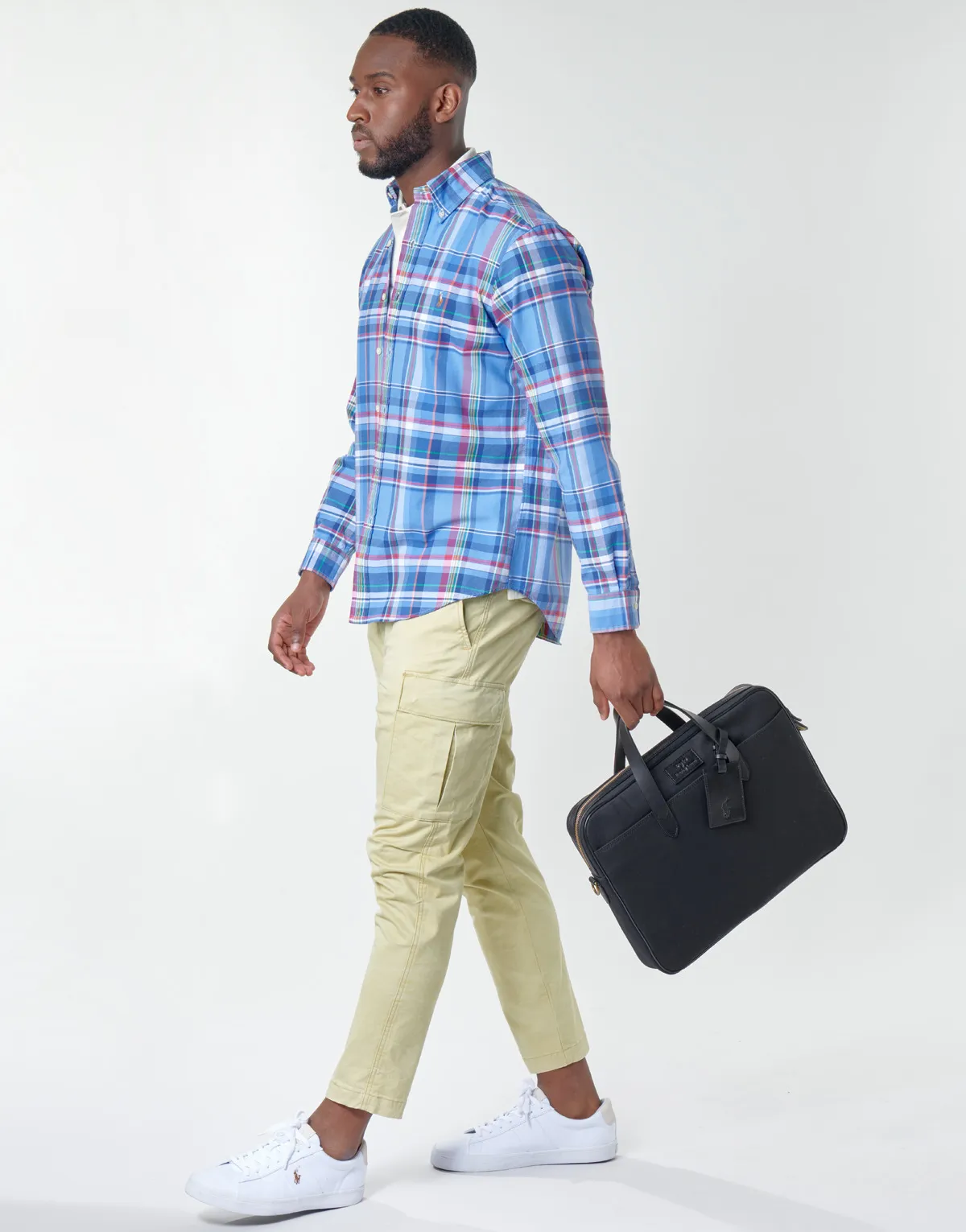SHORT PREPSTER AJUSTABLE ELASTIQUE AVEC CORDON INTERIEUR LOGO PO