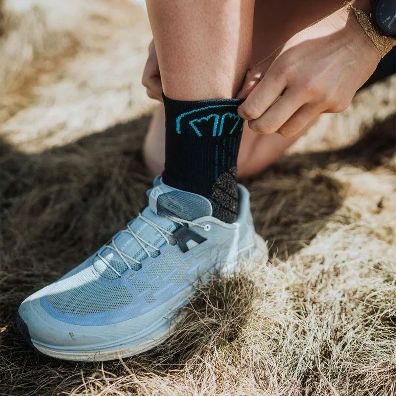 SIDAS Calcetines DOUBLE TRAIL (Negro/Turquesa)