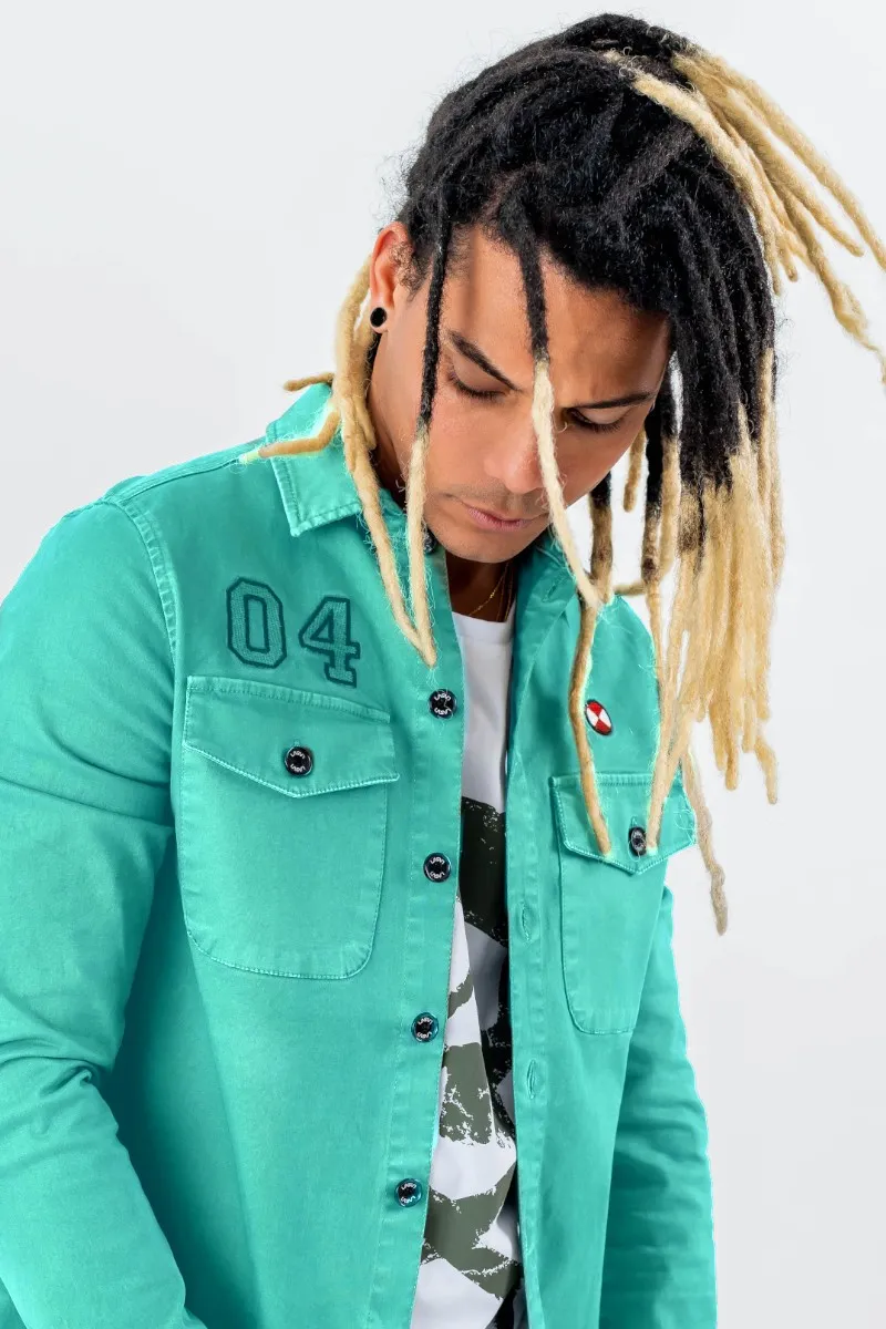Sobrecamisa de hombre NUMBER agua