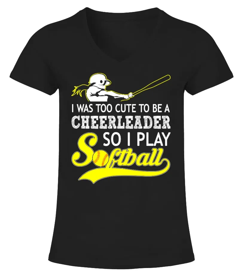 Softball Shirt Camiseta cuello pico Mujer