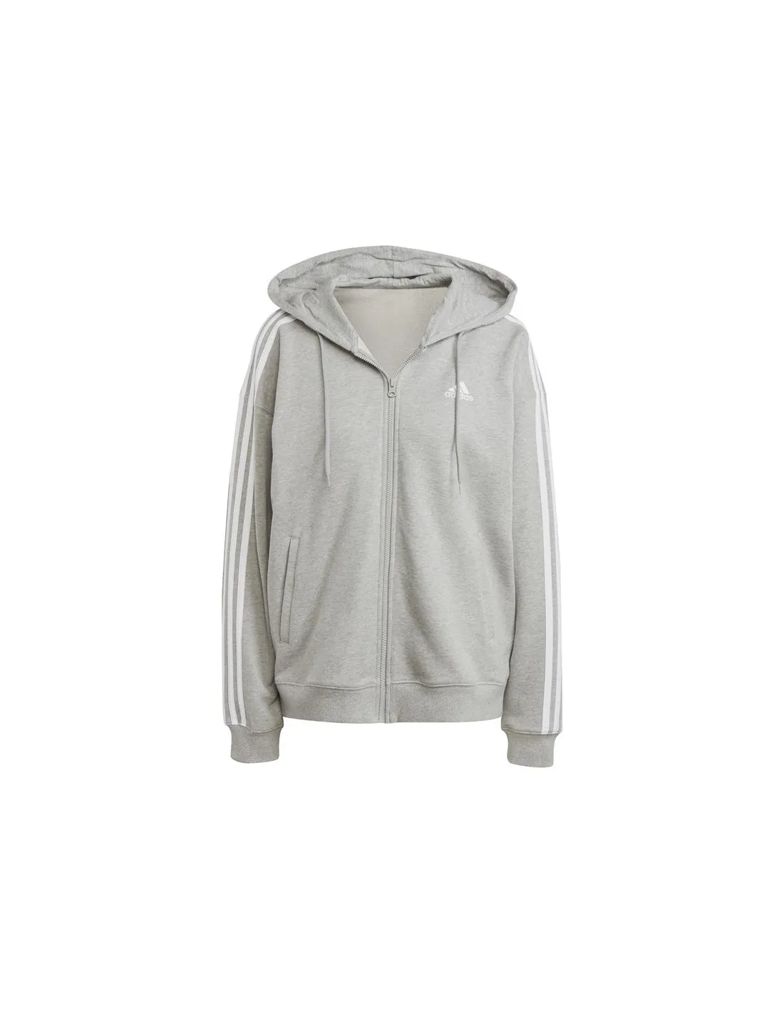 Sudadera adidas 3S Ft Fz O Hd Mujer