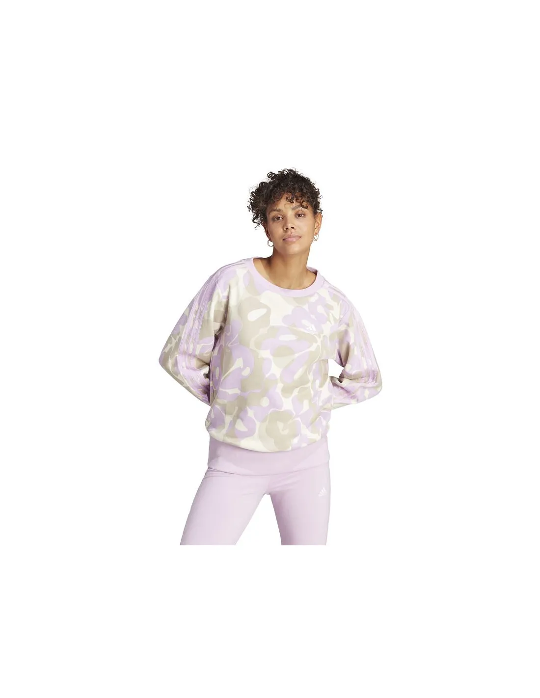 Sudadera adidas Aop Swt Mujer