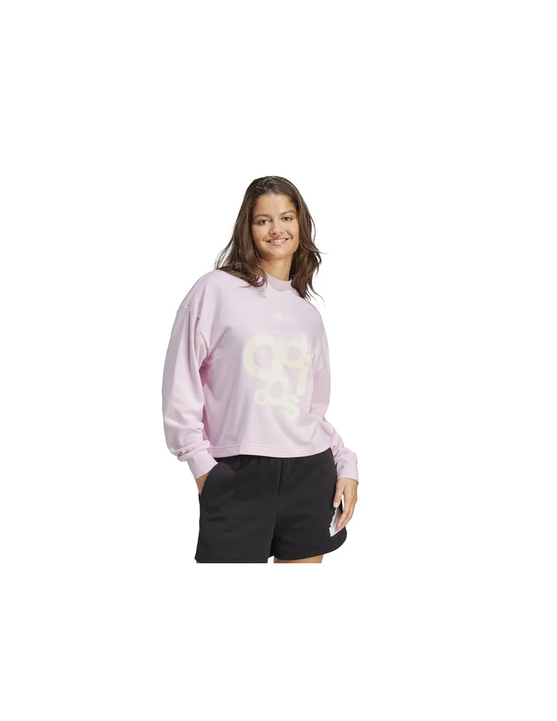 Sudadera adidas Bluv Crew Mujer Rosa