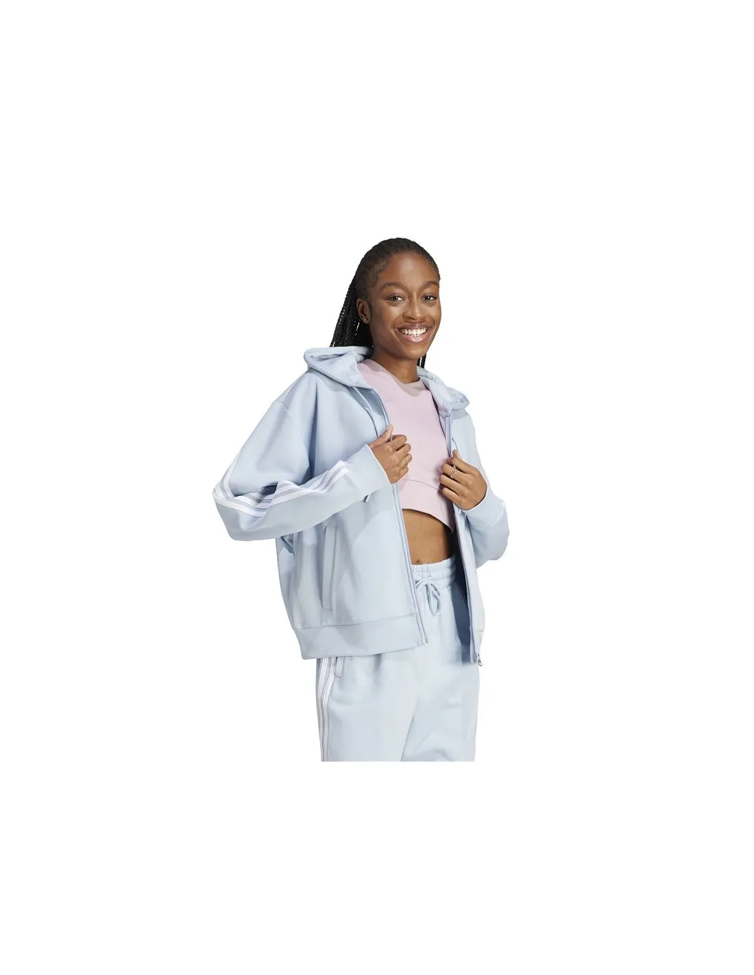 Sudadera adidas Fi 3S Fz Mujer