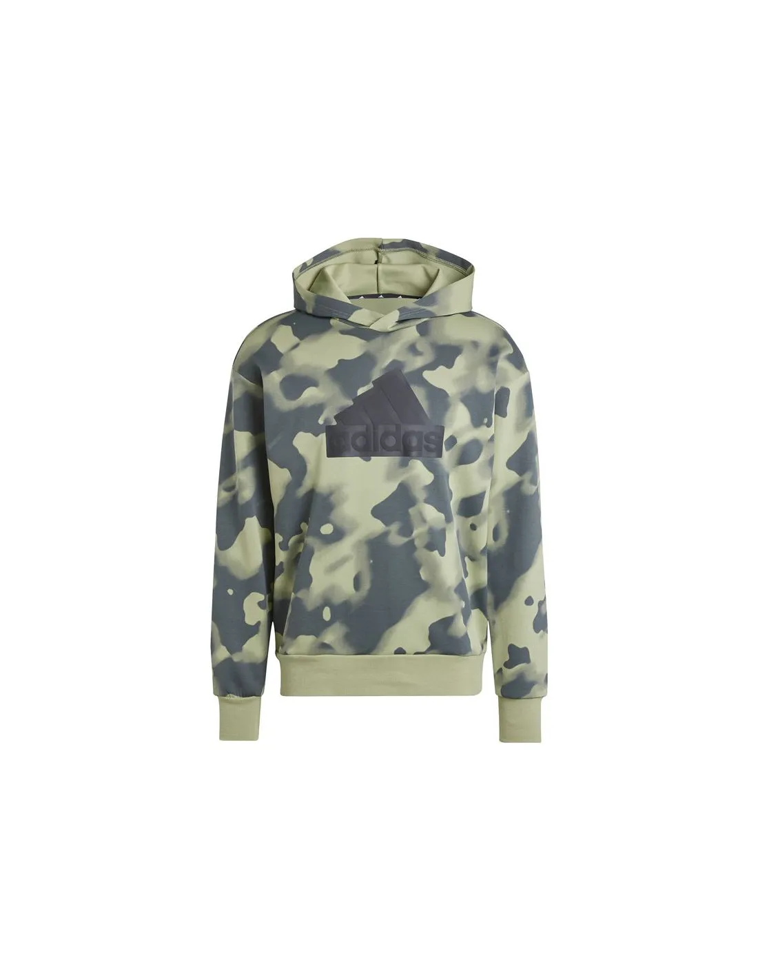 Sudadera adidas Future Icons Bos Aop Hoodie Hombre Verde