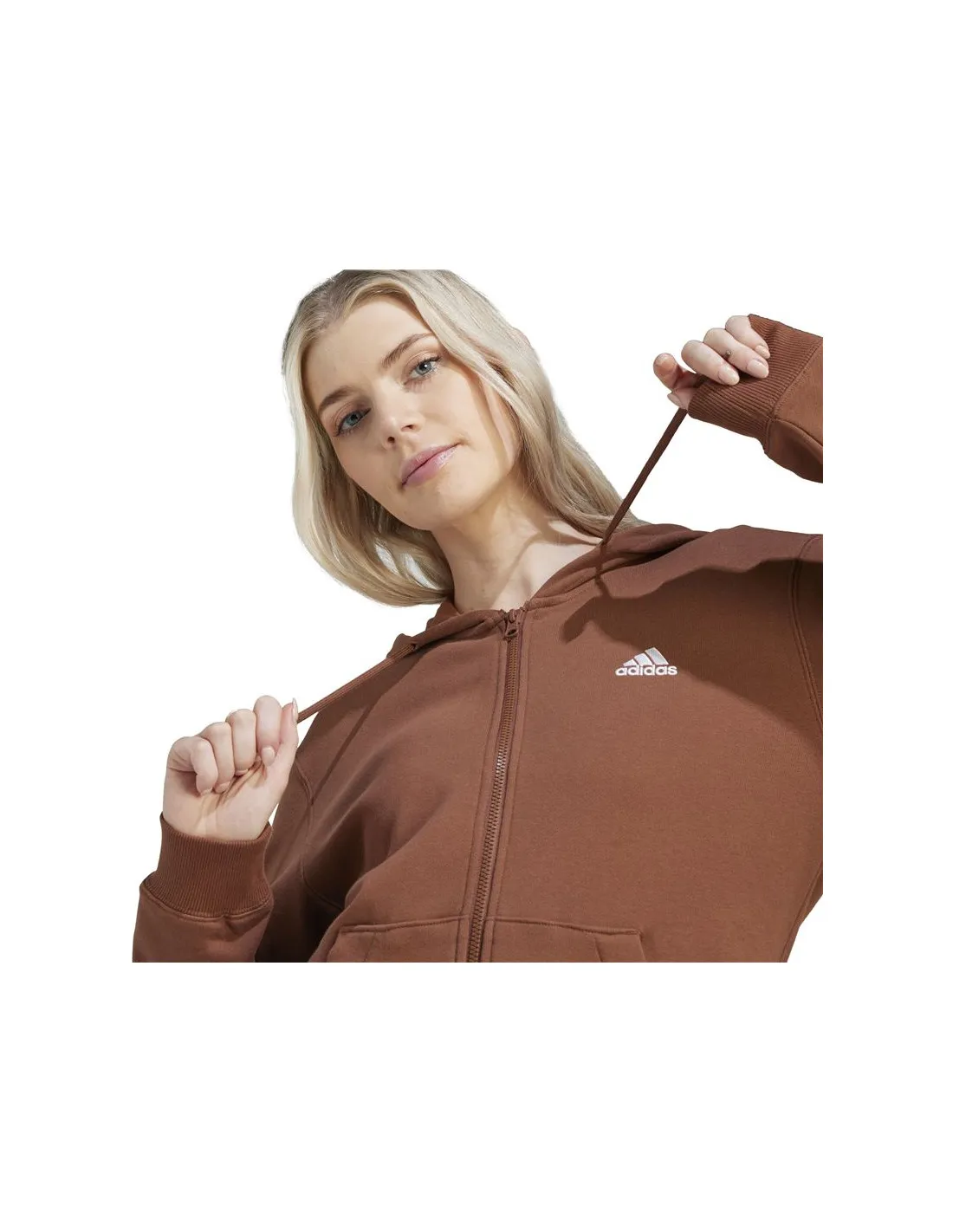 Sudadera adidas Linear Ft Fz Hd Mujer