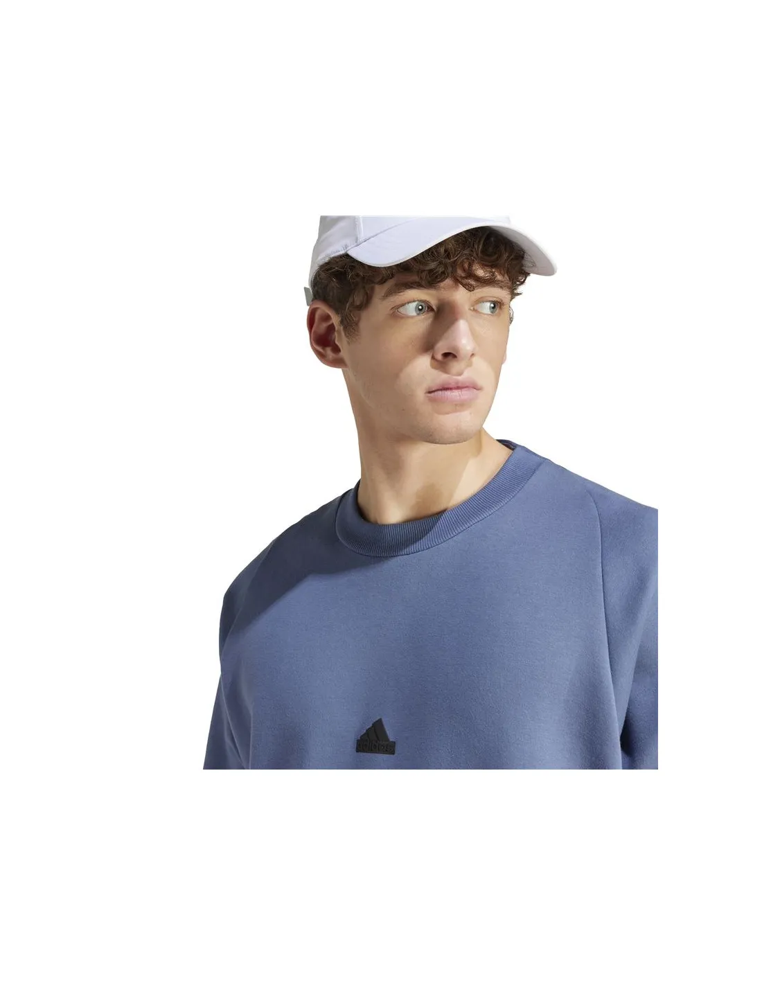 Sudadera adidas Z.N.E. Pr Crew Hombre Azul