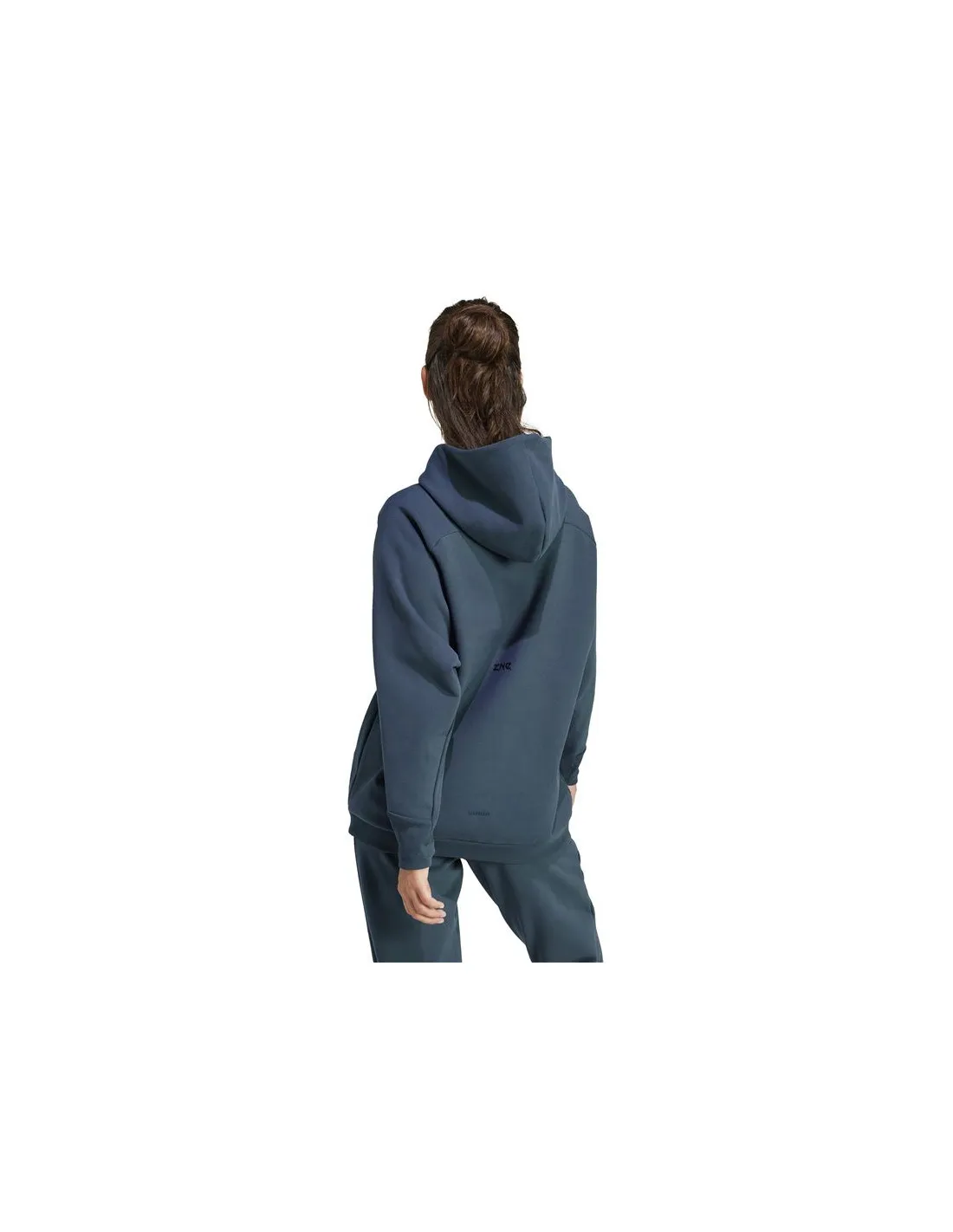 Sudadera adidas Z.N.E. Winterized Oh Mujer Verde Azulado