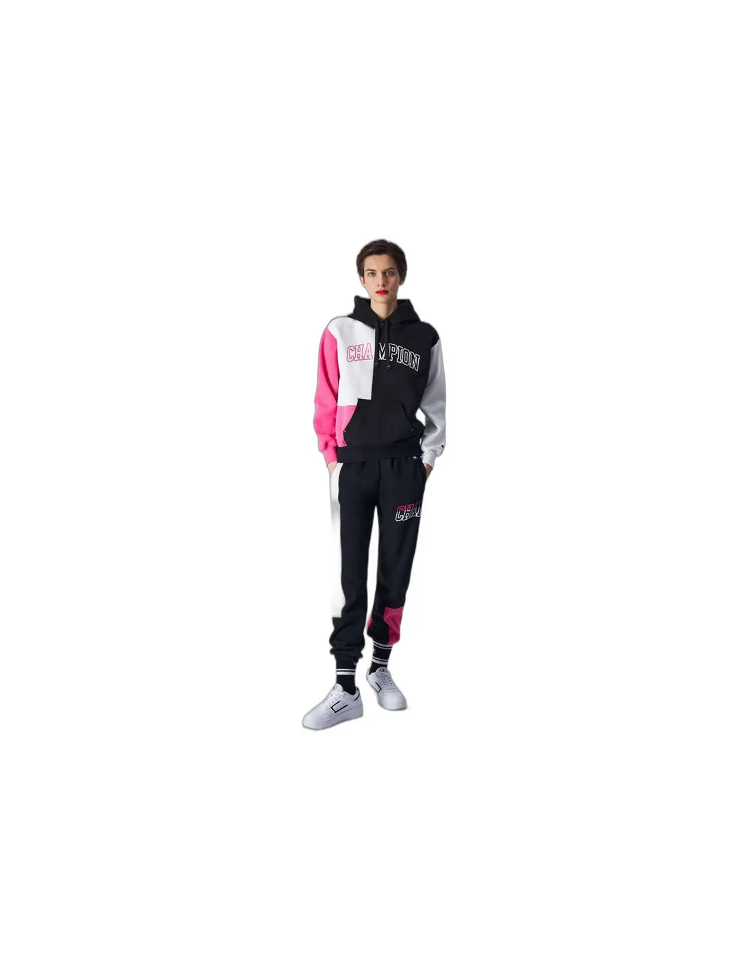 Sudadera Champion Legacy Negro Mujer