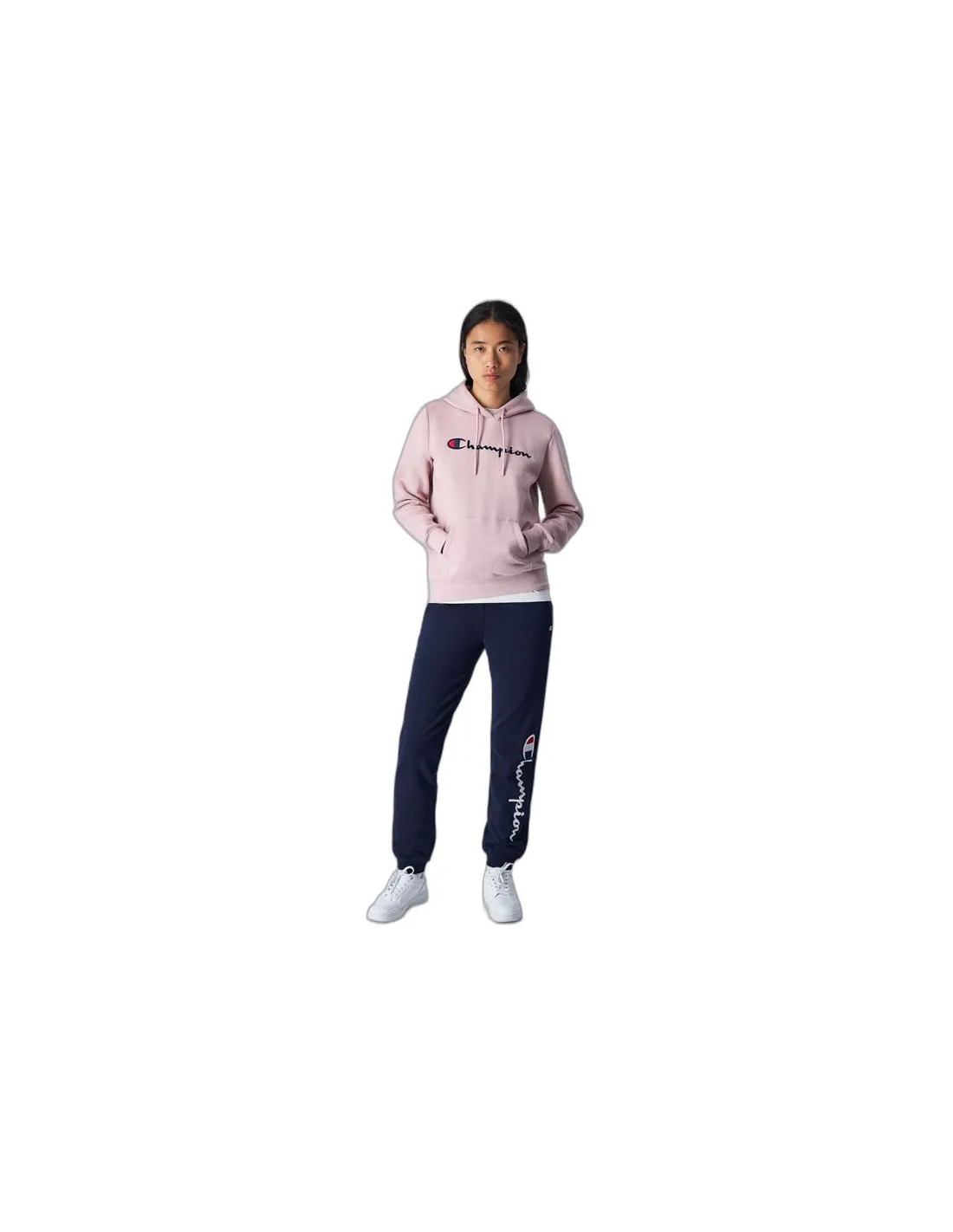 Sudadera Champion Legacy Rosa Mujer
