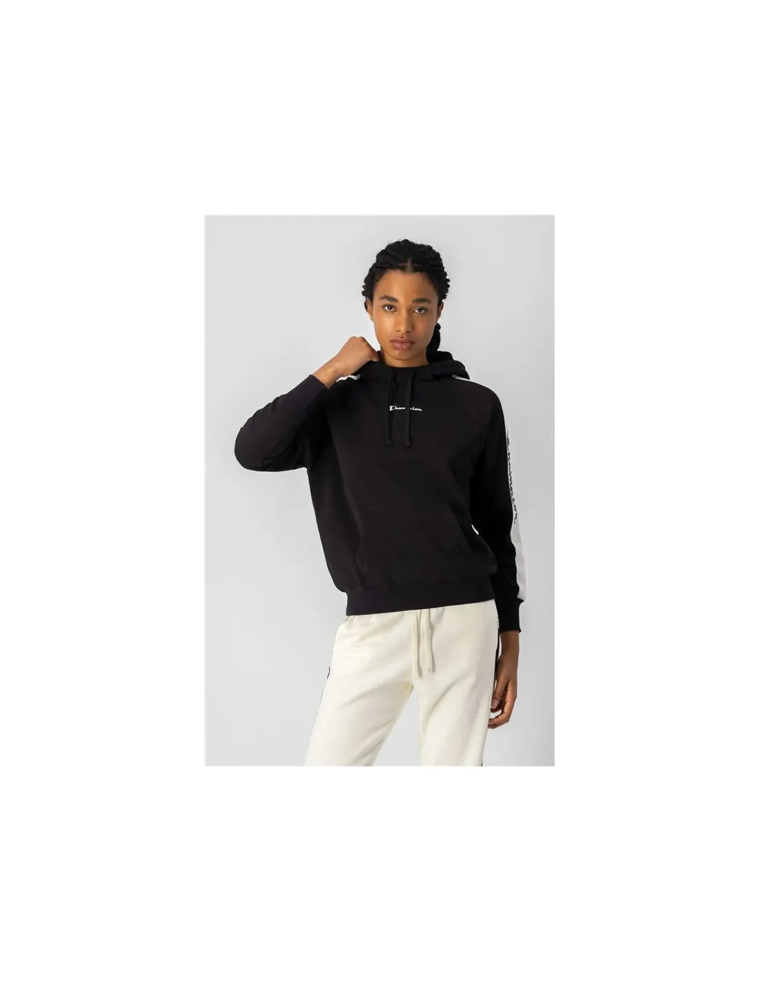 Sudadera Champion Oversize Hooded Mujer Blue