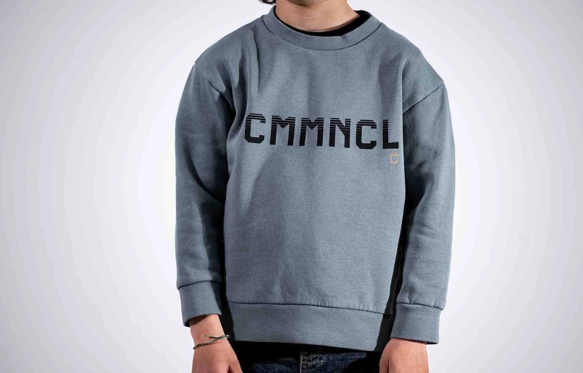 SUDADERA COMMENCAL KIDS CMMNCL GREY