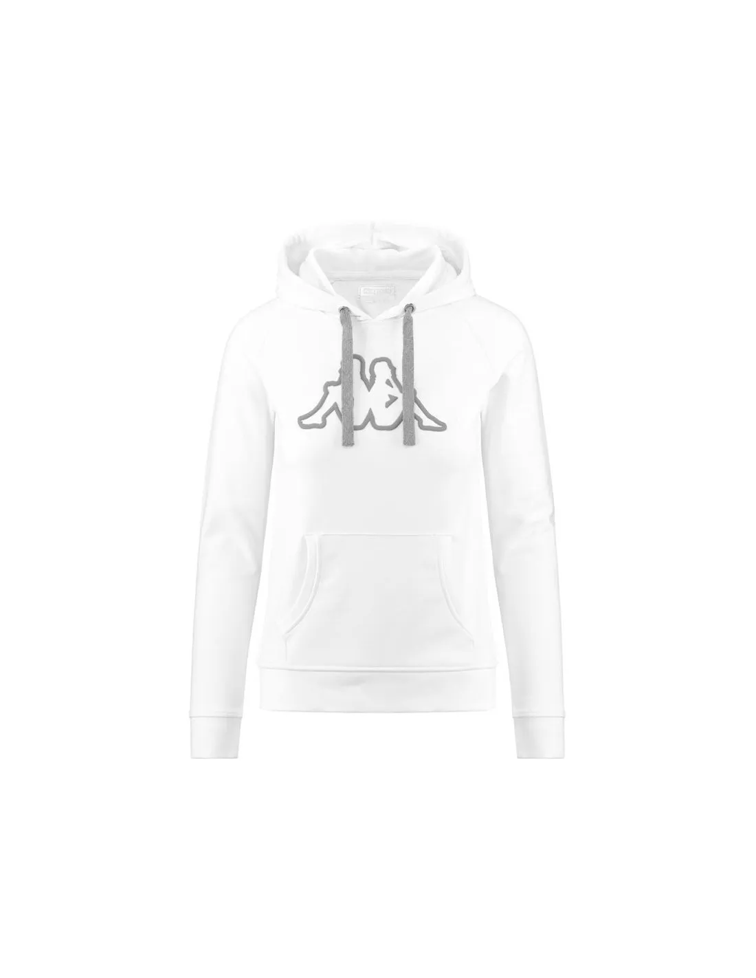 Sudadera con capucha Kappa Belle Korporate Mujer White
