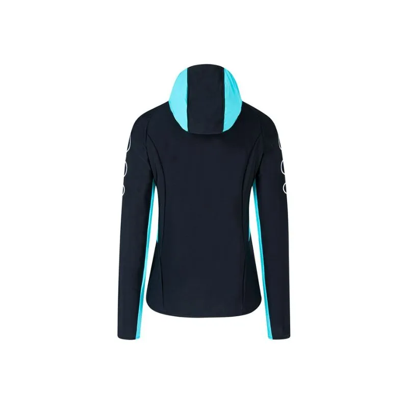 Sudadera con capucha para mujer MONTURA Andromeda Maglia (Nero/Azul cuidado)