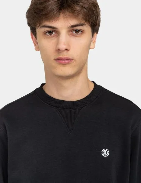 SUDADERA CREW ELEMENT CORNELL CLASSIC FADED BLACK
