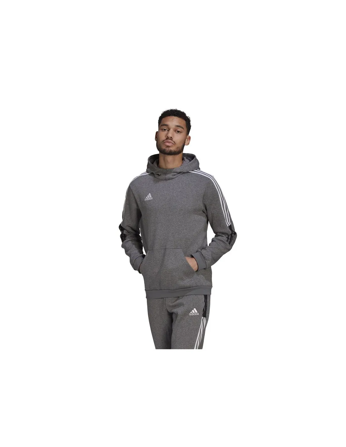 Sudadera de fútbol adidas Tiro 21 M Grey