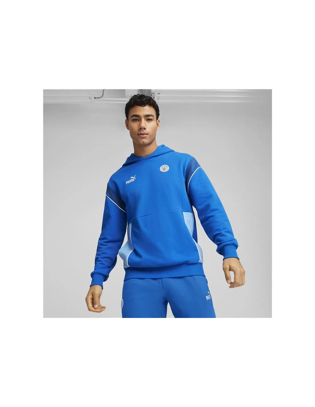 Sudadera de Fútbol Puma Manchester City FtblArchive Azul Hombre