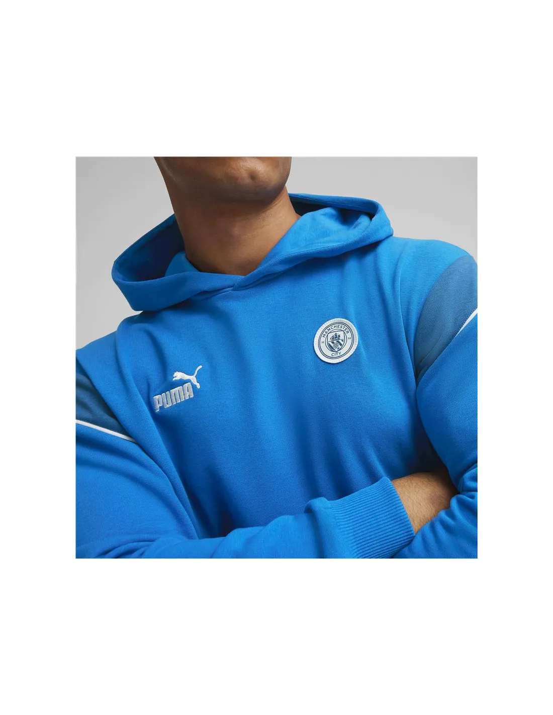 Sudadera de Fútbol Puma Manchester City FtblArchive Azul Hombre