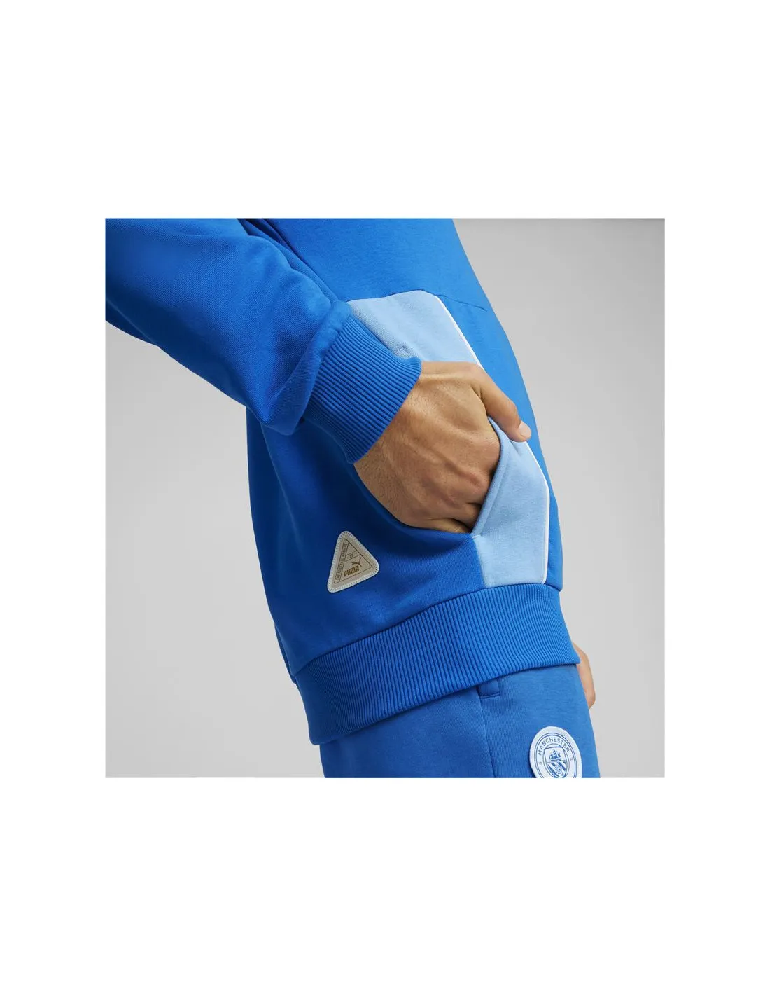 Sudadera de Fútbol Puma Manchester City FtblArchive Azul Hombre